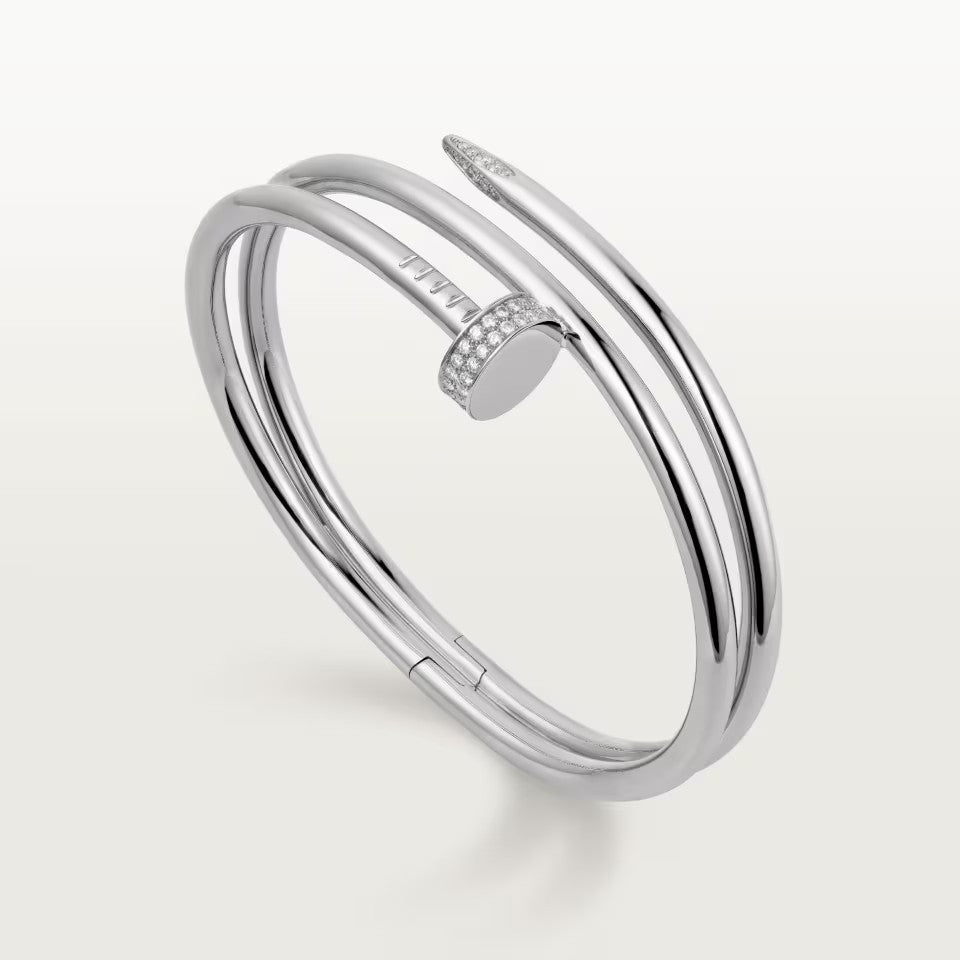 [⭐JeweliWhal]JUSTE BRACELET 3.5MM DOUBLE ROW DIAMOND