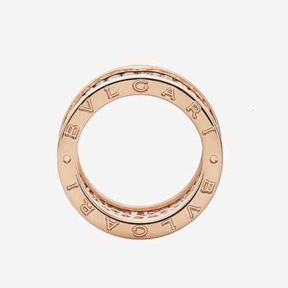 [⭐JeweliWhal]ZERO 1 WITH PAVED DIAMONDS ON THE SPIRAL RING