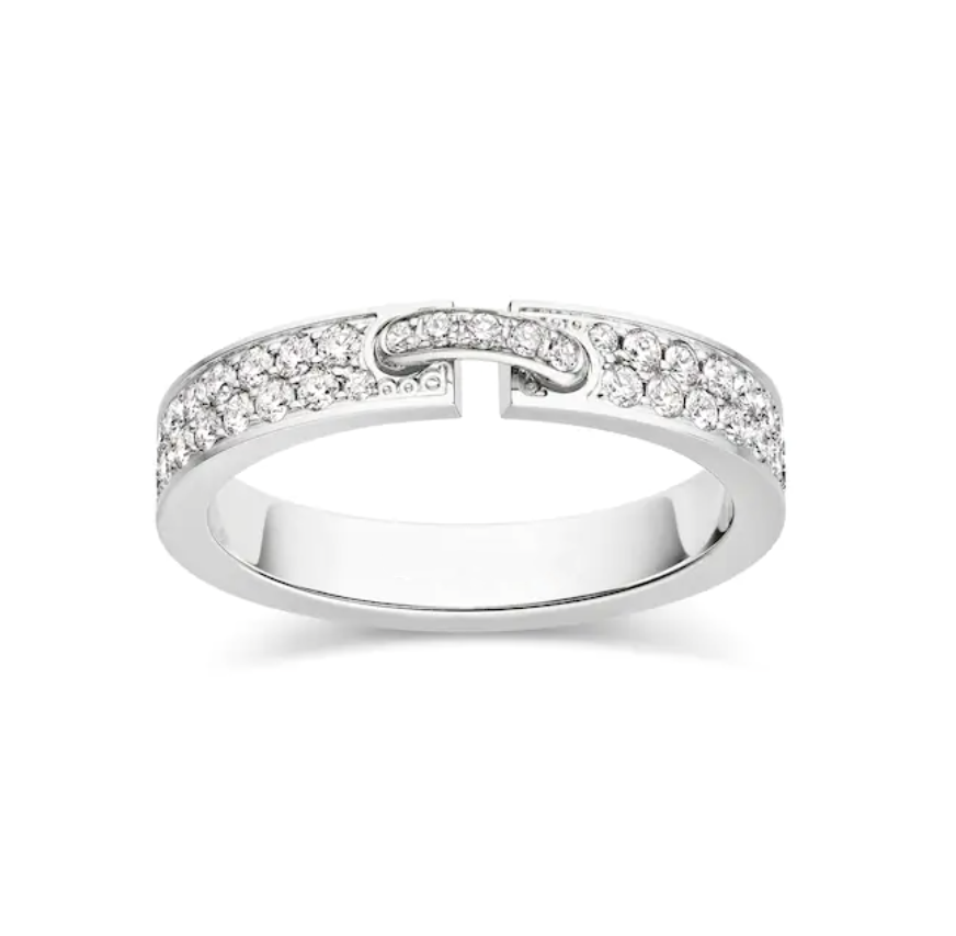 [⭐JeweliWhal]ALLIANCE LIENS VIDENCE PAVED DIAMOND 4MM RING