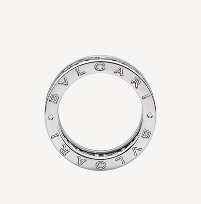 [⭐JeweliWhal]ZERO 1 WITH PAVED DIAMONDS ON THE SPIRAL RING