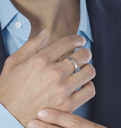 [⭐JeweliWhal]ALLIANCE LIENS VIDENCE 4MM RING
