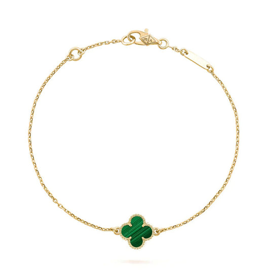 [⭐JeweliWhal]CLOVER BRACELET MALACHITE 1 MOTIF