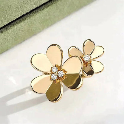 [⭐JeweliWhal]CLOVER COMOS GOLD DIAMOND RING