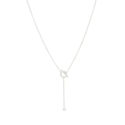 [⭐JeweliWhal]FINESSE SILVER DIAMOND NECKLACE