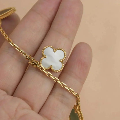 [⭐JeweliWhal]LUCKY SPRING 5 MOTIF GOLD BRACELET