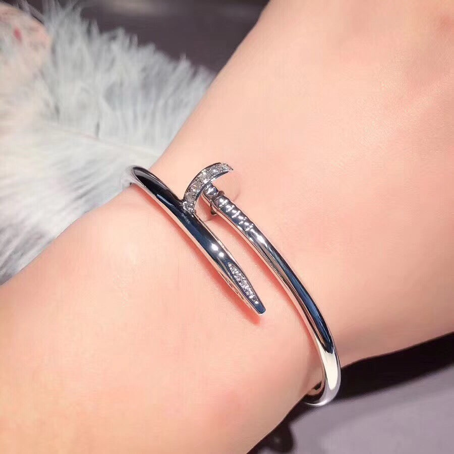 [⭐JeweliWhal]JUSTE BRACELET 3.5MM DIAMONDS