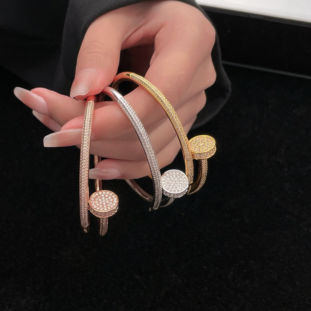 [⭐JeweliWhal]JUSTE BRACELET 3.5MM ALL DIAMONDS