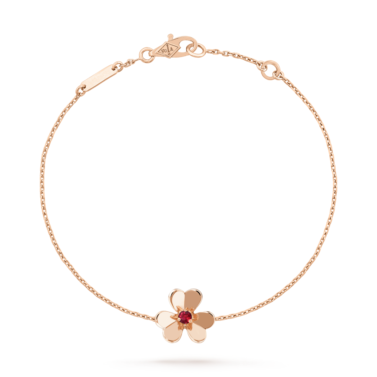 [⭐JeweliWhal]FRIVOLE GOLD FLOWER PINK MALACHITE BRACELET