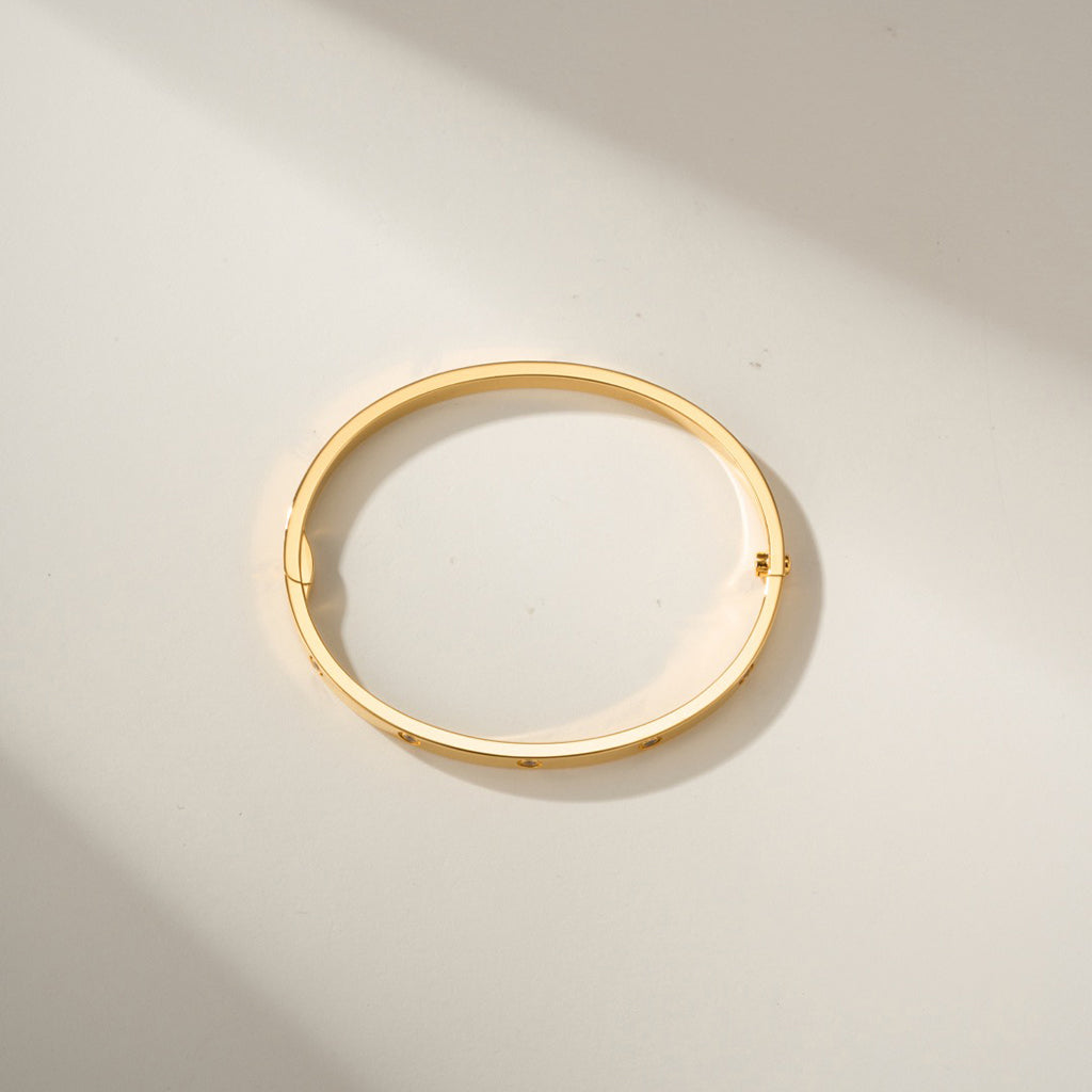 [⭐JeweliWhal]LOVE BRACELET 3.65MM 10 DIAMONDS