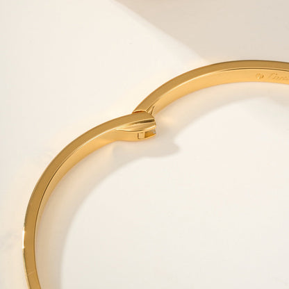 [⭐JeweliWhal]LOVE BRACELET 3.65MM 10 DIAMONDS