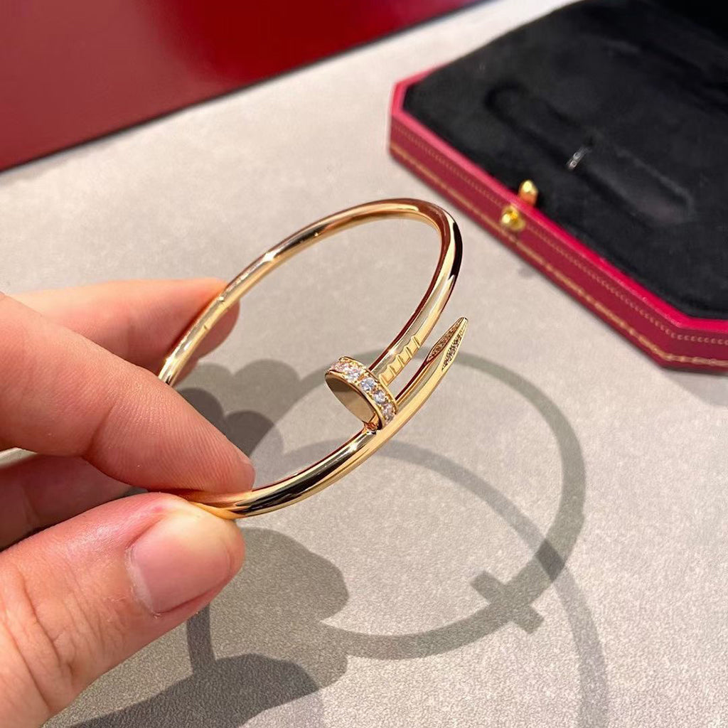 [⭐JeweliWhal]JUSTE BRACELET 2.5MM DIAMONDS