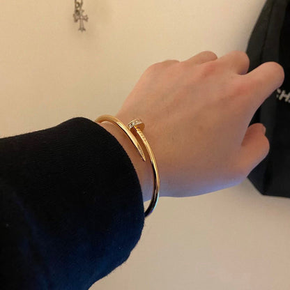 [⭐JeweliWhal]JUSTE BRACELET 2.5MM DIAMONDS