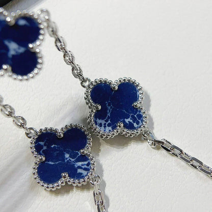 [⭐JeweliWhal]CLOVER 5 MOTIF PIETERSITE BRACELET COLLECTION