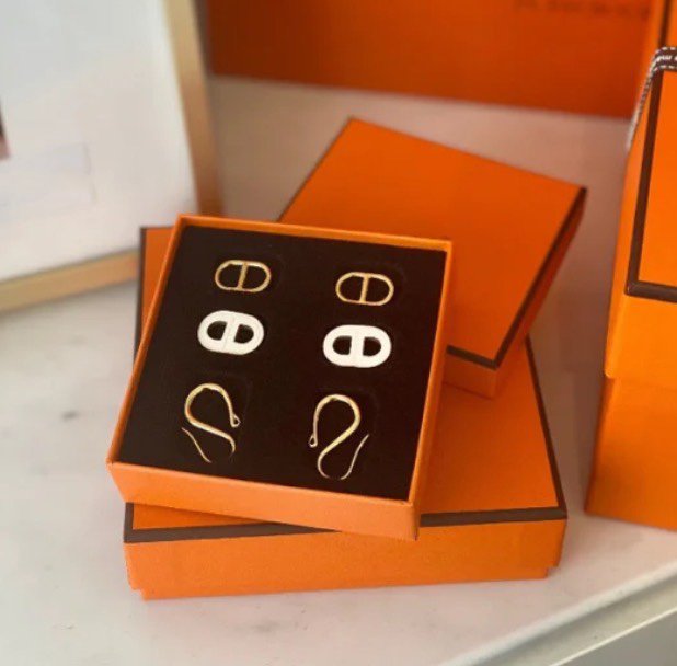 [⭐JeweliWhal]HM O'MAILLON GOLD EARRINGS