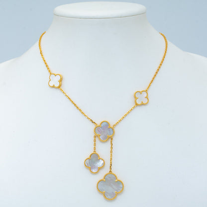 [⭐JeweliWhal]CLOVER MOTHER OF PEARL NECKLACE 6 MOTIF