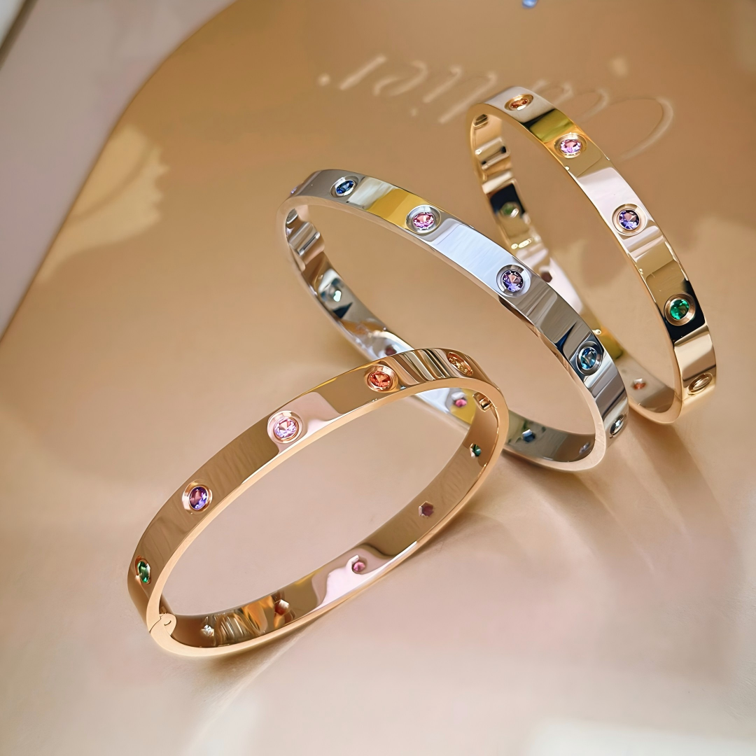 [⭐JeweliWhal] 2026 RAINBOW LOVE BRACELET 6.1MM  10 DIAMONDS