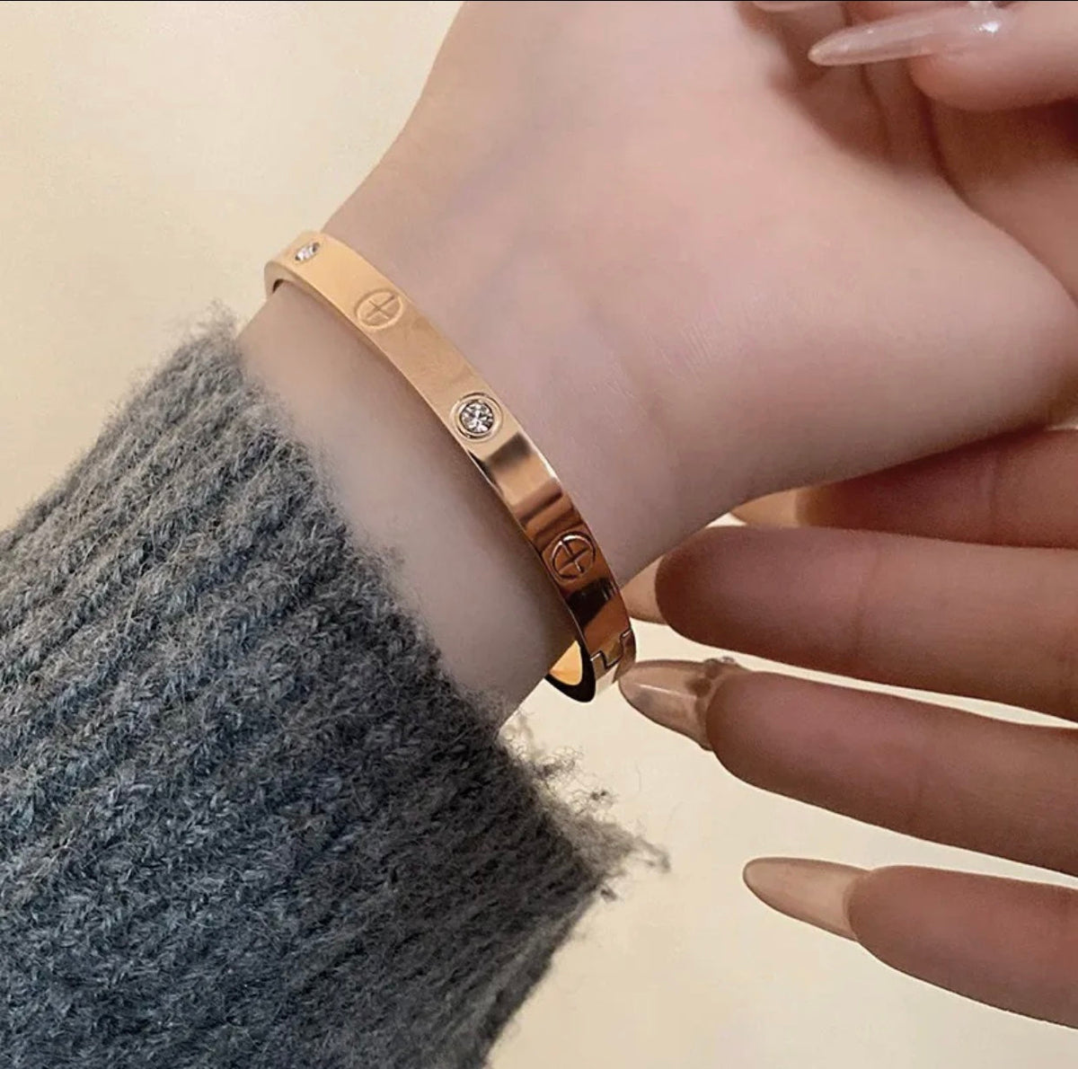 [⭐JeweliWhal] 2026 RAINBOW LOVE BRACELET 6.1MM  10 DIAMONDS