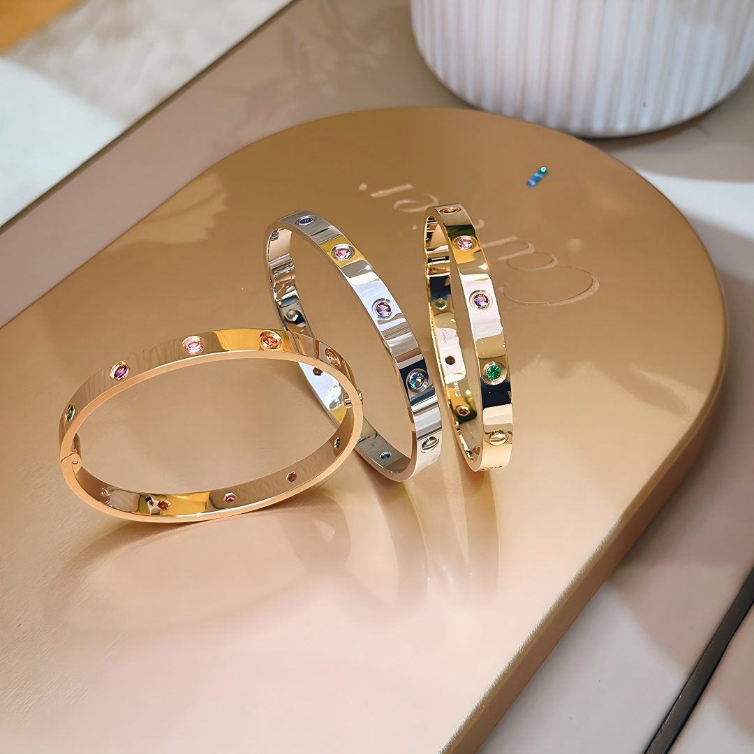 [⭐JeweliWhal] 2026 RAINBOW LOVE BRACELET 6.1MM  10 DIAMONDS