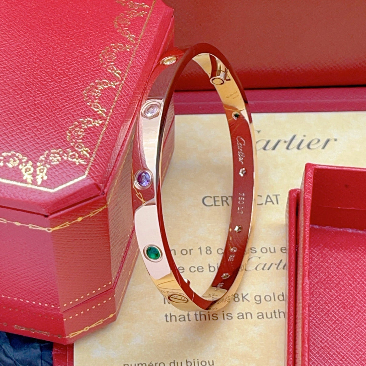 [⭐JeweliWhal] 2026 RAINBOW LOVE BRACELET 6.1MM  10 DIAMONDS