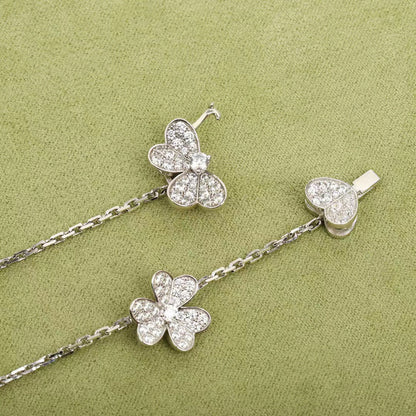 [⭐JeweliWhal]FRIVOLE SILVER 9 FLOWERS NECKLACE