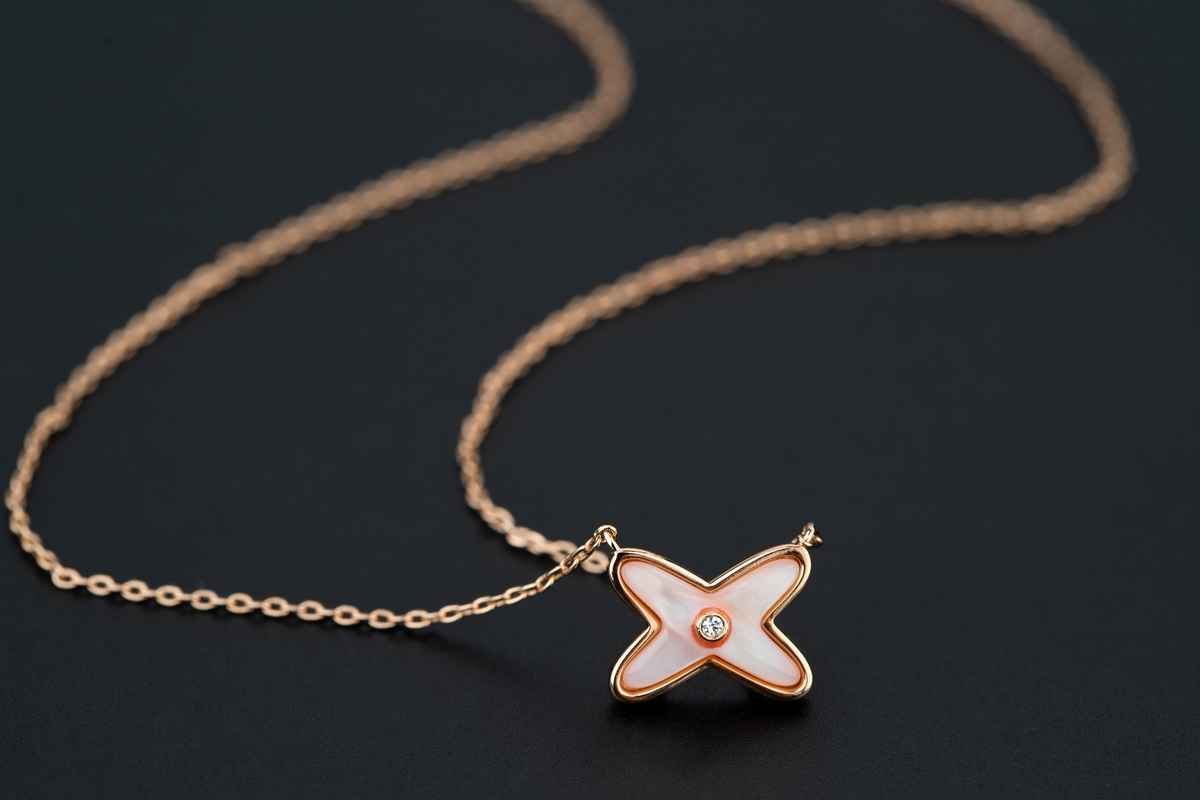[⭐JeweliWhal]JEUX DE NECKLACE 1 DIAMOND