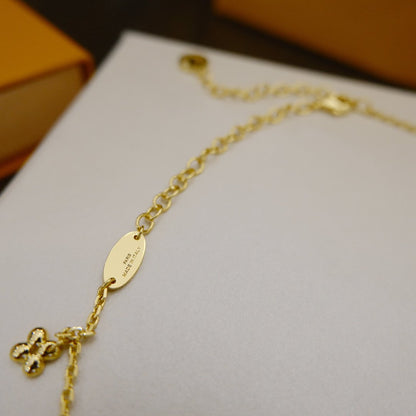 [⭐JeweliWhal]BLOOMING SUPPLE NECKLACE BRASS