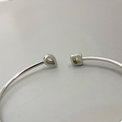 [⭐JeweliWhal]JONC FLEX MY TWIN TOI & MOI SILVER DIAMOND BRACELET