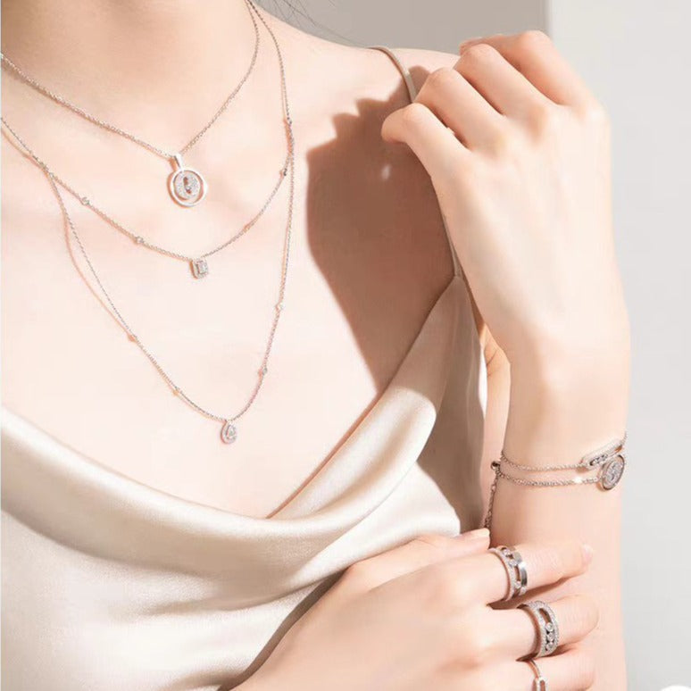 [⭐JeweliWhal]Demo MOVER PM PAVED NECKLACE