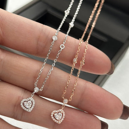 [⭐JeweliWhal]JOY HEART DIAMOND NECKLACE