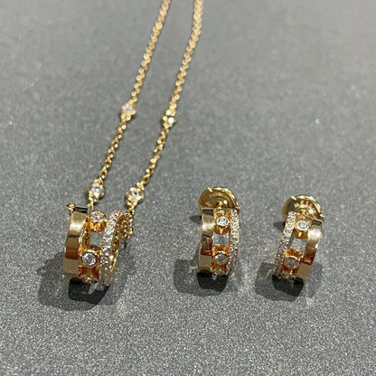 [⭐JeweliWhal]CHAIN MOVE ROMANE PEDAND NECKLACE