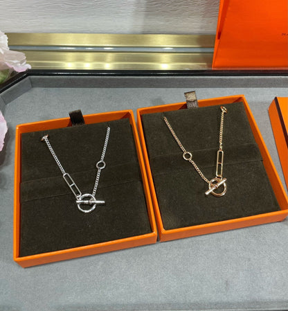 [⭐JeweliWhal]HM STERLING CHAINE D'ANCRE HEART