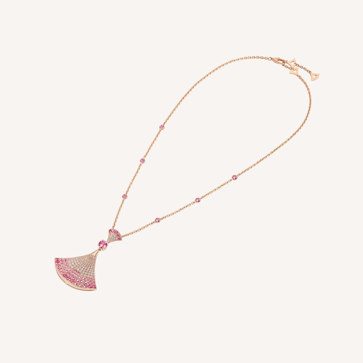 [⭐JeweliWhal]DREAM NECKLACK DIAMOND PINK GOLD