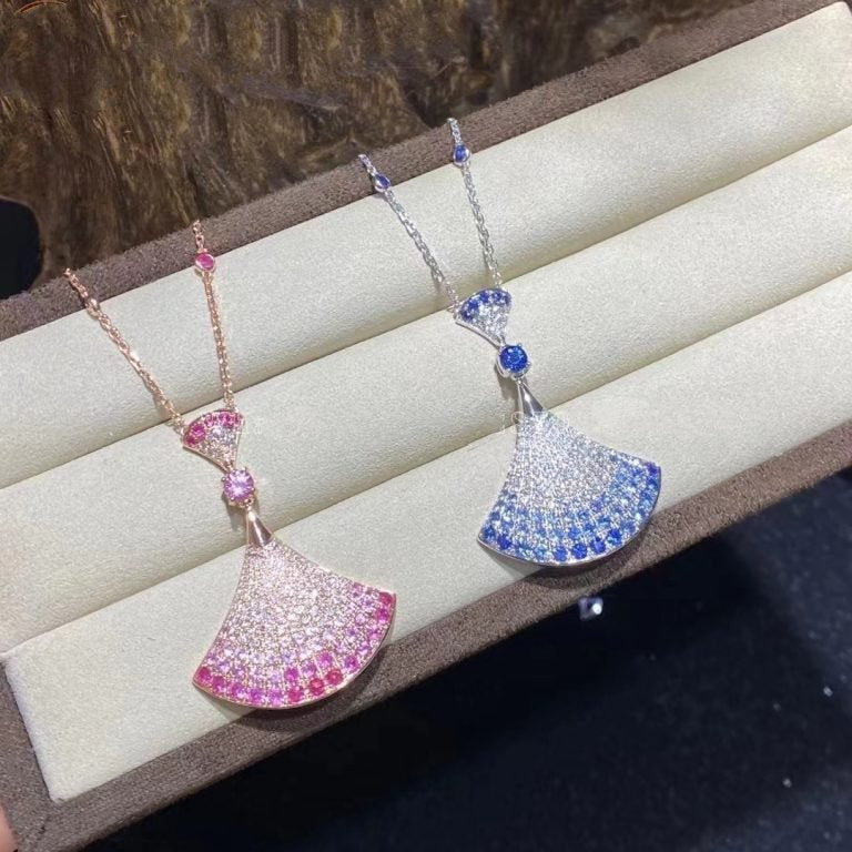 [⭐JeweliWhal]DREAM NECKLACK DIAMOND PINK GOLD