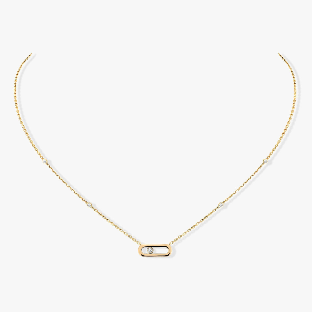 [⭐JeweliWhal]MOVE UNO DIAMOND NECKLACE