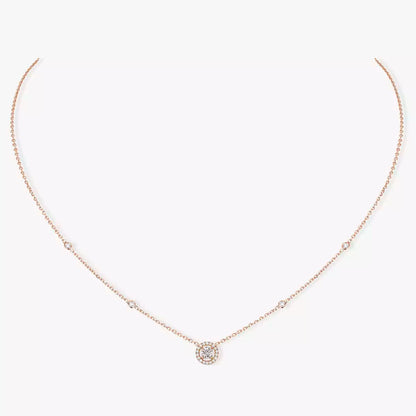 [⭐JeweliWhal]Diamond Necklace 0,20ct Brilliant Shape Joy
