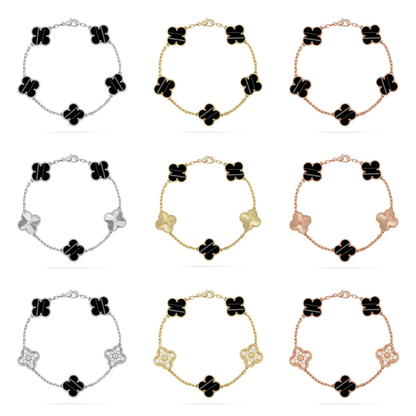 [⭐JeweliWhal] CLOVER 5 MOTIF PULSAR STONE BRACELET COLLECTION