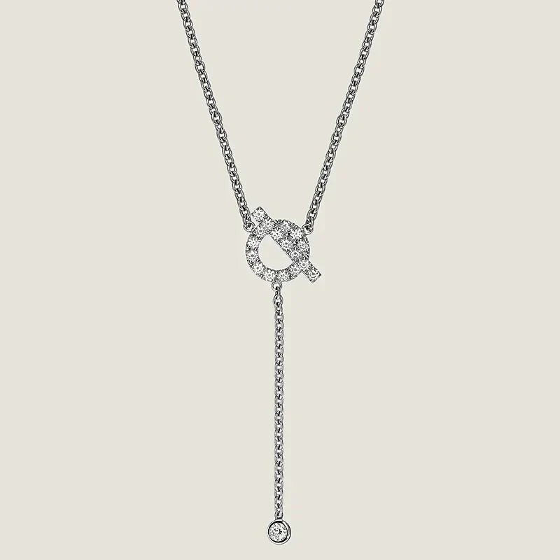 [⭐JeweliWhal]FINESSE SILVER DIAMOND NECKLACE