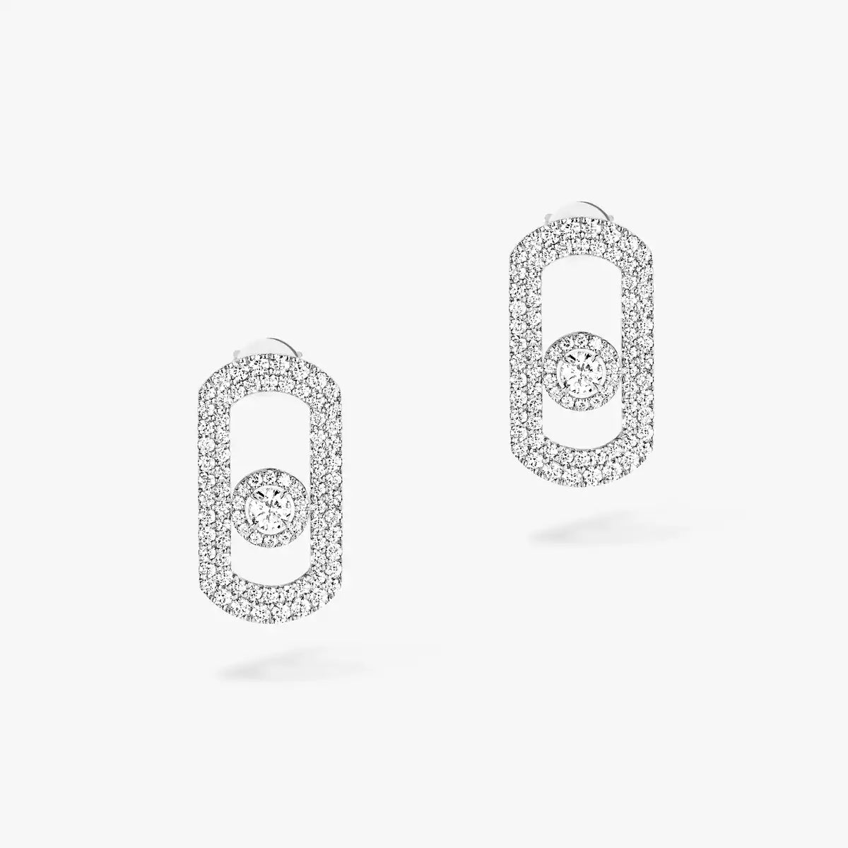 [⭐JeweliWhal]So Move Pave_-Set Diamond Earrings in Silver