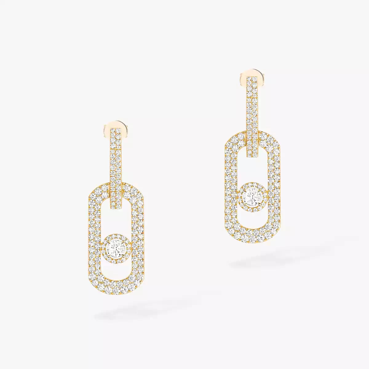 [⭐JeweliWhal]So Move XL Pave_-Set Diamond Pendant Earrings