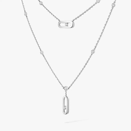 [⭐JeweliWhal] Move Uno Diamond Necklace