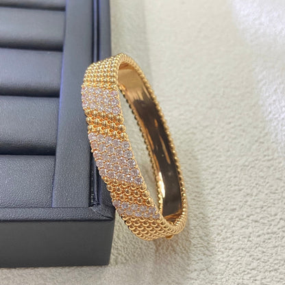 [⭐JeweliWhal]  FIVE-ROW DIAMOND BRACELET