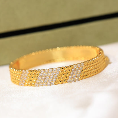 [⭐JeweliWhal]  FIVE-ROW DIAMOND BRACELET