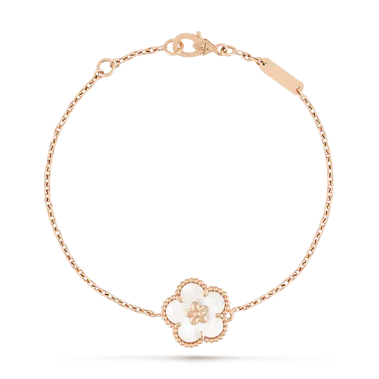 [⭐JeweliWhal]LUCKY WHITE MOP PLUM BLOSSOM  BRACELET
