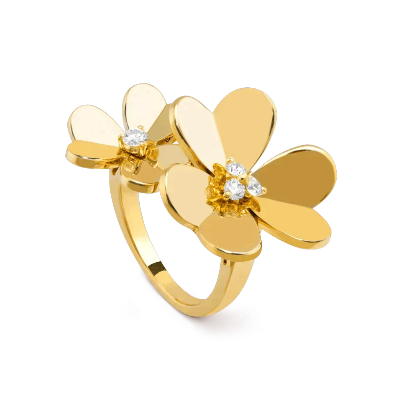 [⭐JeweliWhal]CLOVER COMOS GOLD DIAMOND RING