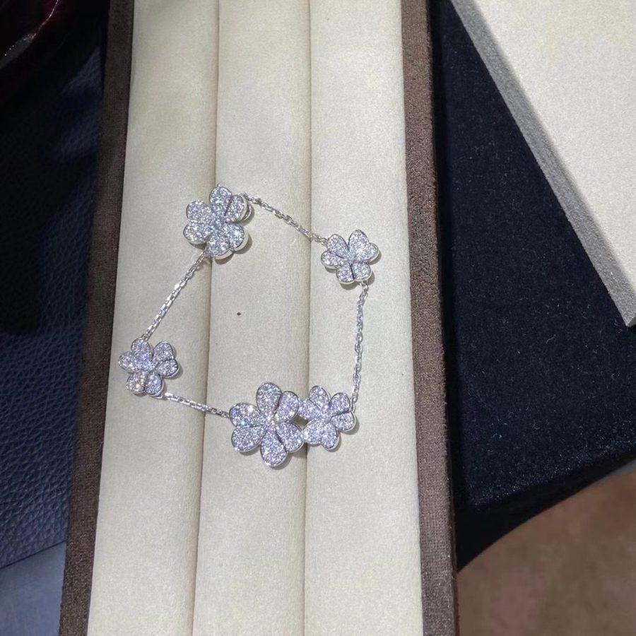 [⭐JeweliWhal]FRIVOLE SILVER 5 FLOWERS BRACELET