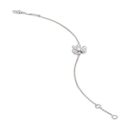 [⭐JeweliWhal]FRIVOLE SILVER FLOWER DIAMOND BRACELET