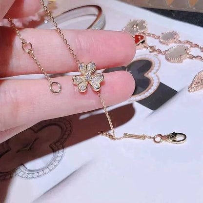 [⭐JeweliWhal]FRIVOLE GOLD FLOWER DIAMOND BRACELET