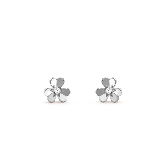 [⭐JeweliWhal]FRIVOLE MINI SILVER FLOWER EARRINGS