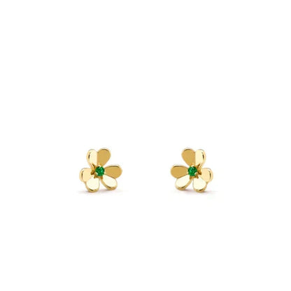 [⭐JeweliWhal]FRIVOLE  FLOWER MALACHITE EARRINGS