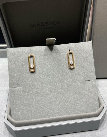 [⭐JeweliWhal]MOVE UNO SMALL 1 DIAMOND EARRINGS